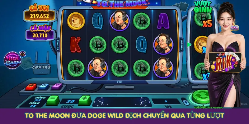 To The Moon đưa Doge Wild dịch chuyển qua từng lượt